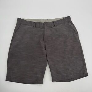 Ron Jon Surf Shop Shorts Mens 36 Gray Hybrid Walkshort Chino Quick Dry FLAWS